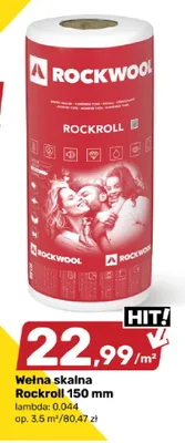 Wełna skalna Rockwool Rockroll 150 mm promocja w Bricomarche