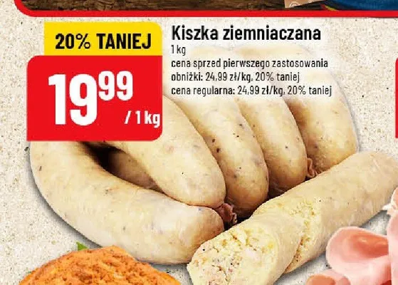 Kiszka ziemniaczana promocja w POLOmarket