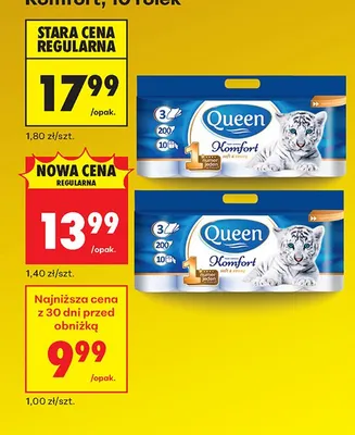 Papier toaletowy 3-warstwowy promocja w Biedronka