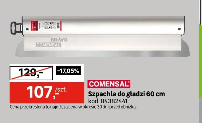 Szpachla do gładzi Comensal 60 cm promocja w Leroy Merlin
