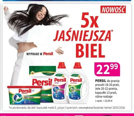 Kapsułki do prania Persil 4in1 Discs promocja w Drogerie Polskie