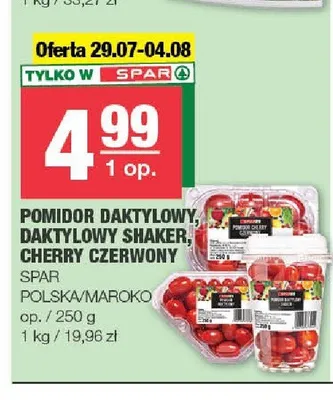 Pomidor cherry czerwony SPAR promocja w SPAR