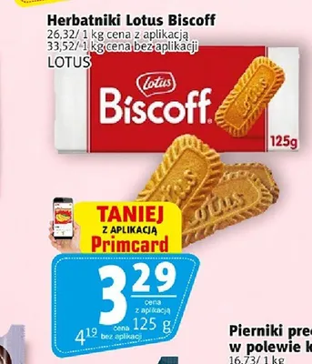 Herbatniki Lotus Biscoff promocja w Prim Market