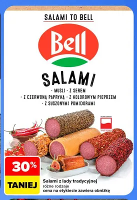 Salami z suszonymi pomidorami Bell promocja w Carrefour