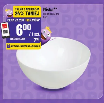 Miska 17 cm promocja w POLOmarket