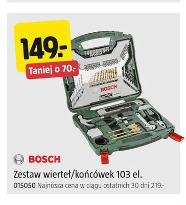 Zestaw wierteł i końcówek Bosch promocja w Jula