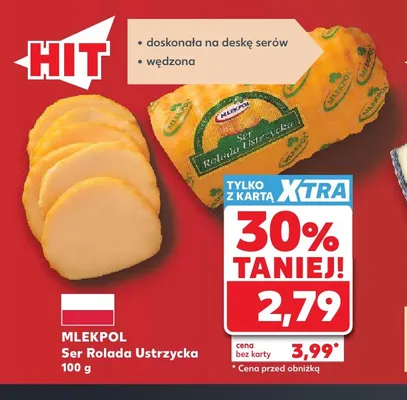 Ser Rolada Ustrzycka Mlekpol promocja w Kaufland
