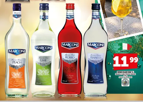 Wino białe Marconi Lime promocja w TOPAZ