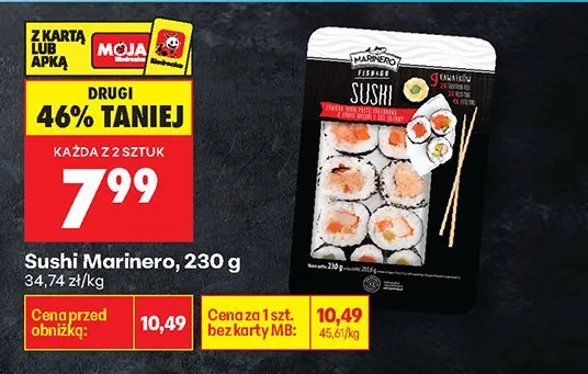 Sushi Marinero promocja w Biedronka