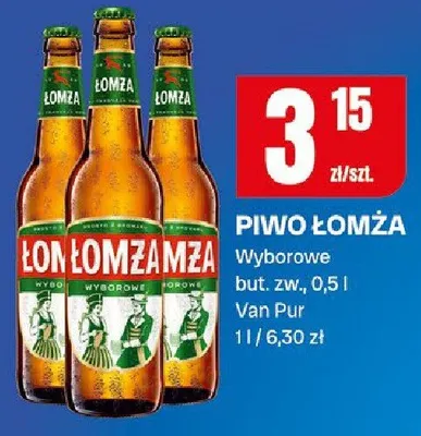 Piwo łomża wyborowe but. zw. promocja w Chorten