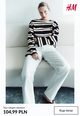 Top z długim rękawem H & M promocja w H&M