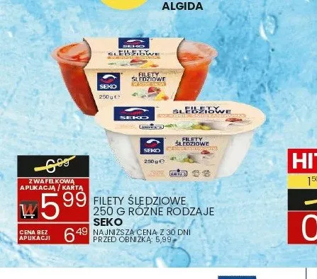 Filety śledziowe Seko promocja w Wafelek