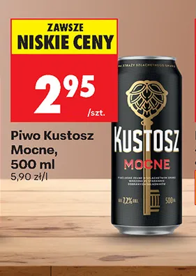 Piwo Kustosz Mocne promocja w Biedronka