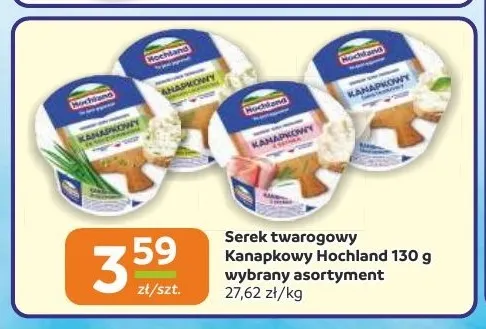 Serek twarogowy Kanapkowy Hochland promocja w Gama