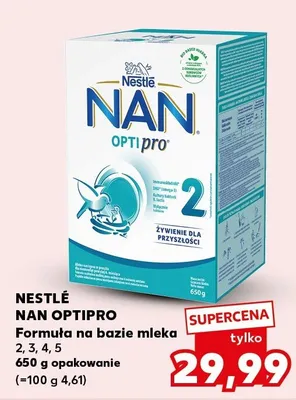 Formuła na bazie mleka 2, 3, 4, 5 650g promocja w Kaufland