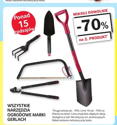 Nożyce do żywopłotu Gerlach promocja w Selgros
