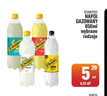 Napój gazowany Schweppes promocja w Tomi Markt