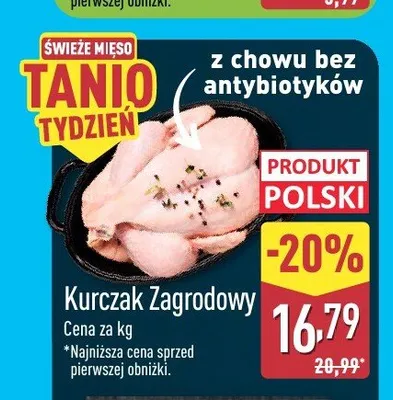 Kurczak Zagrodowy polski promocja w Aldi