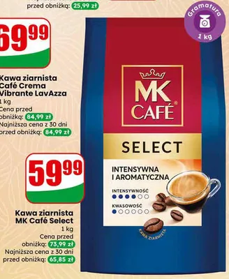 Kawa ziarnista Select promocja w Dino
