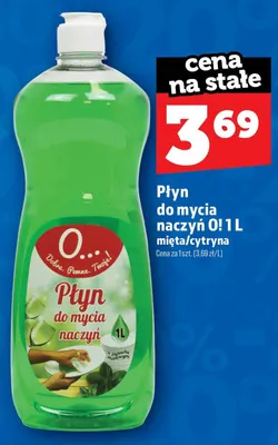 Płyn do mycia naczyń O! mięta promocja w TOPAZ