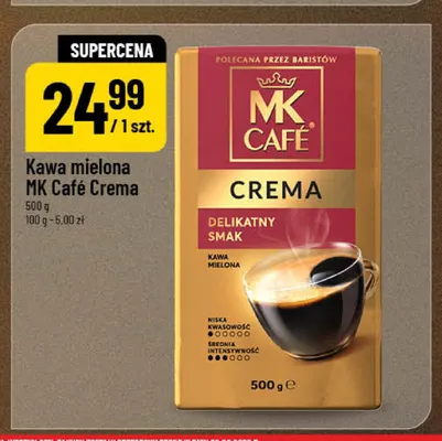 Kawa mielona MK Café Crema promocja w POLOmarket