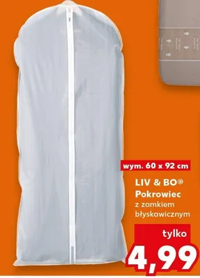 Pokrowiec z zamkiem błyskawicznym promocja w Kaufland