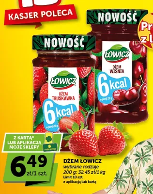 Dżem wiśniowy Łowicz promocja w Euro Sklep