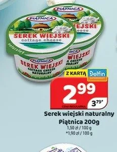 Serek wiejski naturalny Piątnica promocja w Delfin