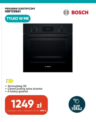 Piekarnik elektryczny Bosch promocja w Max Elektro