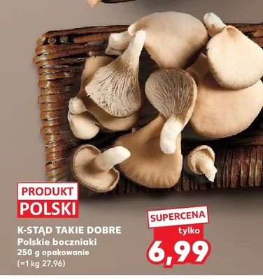 Boczniaki polskie promocja w Kaufland