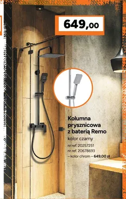 Kolumna prysznicowa z baterią Valvex Remo promocja w Bricoman