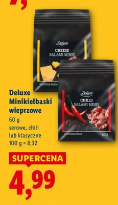 Minikiełbaski wieprzowe klasyczne promocja w Lidl