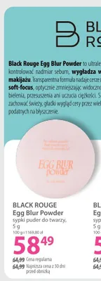 Puder sypki do twarzy Black Rouge Egg Blur Powder promocja w Hebe