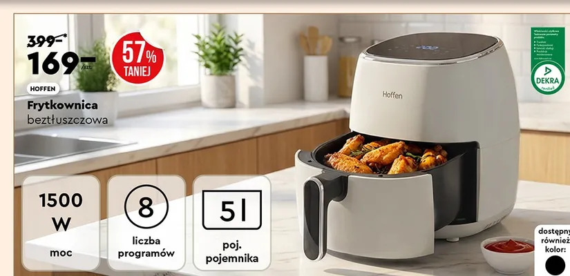 Frytkownica beztłuszczowa promocja w Biedronka Home