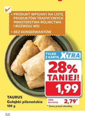 Gołąbki pilzneńskie Taurus promocja w Kaufland