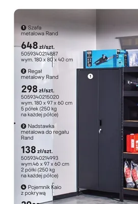 Szafa metalowa Rand promocja w Castorama
