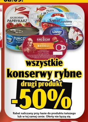 Filety z makreli w sosie pomidorowym King Oscar promocja w TOPAZ