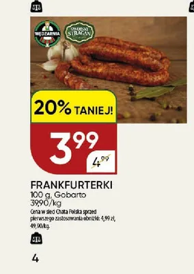 Frankfurterki Swojski Stragan promocja w Chata Polska