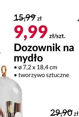 Dozownik na mydło promocja w Salony Agata