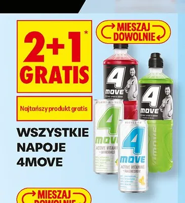 Napój izotoniczny 4Move Active Vitamin Minerals promocja w Biedronka