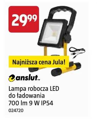 Lampa robocza LED do ładowania Anslut promocja w Jula