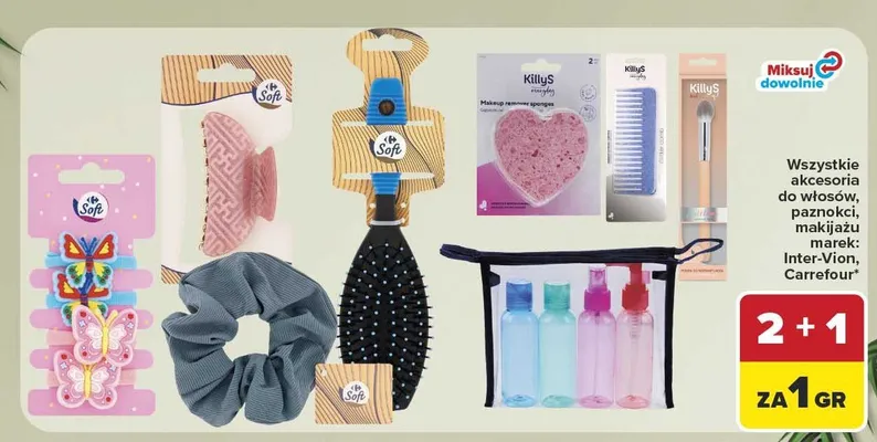 Grzebień do włosów KillyS promocja w Carrefour