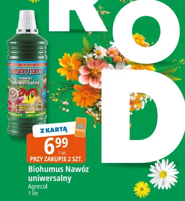Biohumus Nawóz uniwersalny promocja w Leclerc