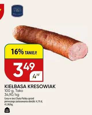 Kiełbasa kresowiak promocja w Chata Polska