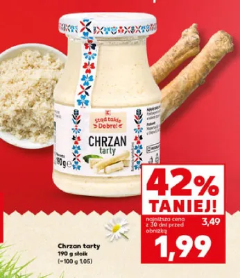 Chrzan tarty promocja w Kaufland