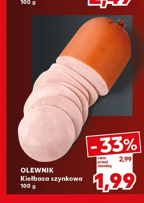 Kiełbasa szynkowa Olewnik promocja w Kaufland