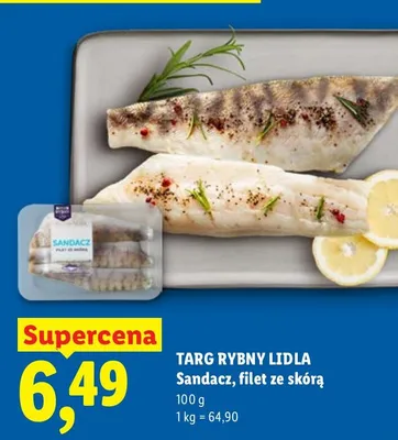 Sandacz filet ze skórą promocja w Lidl