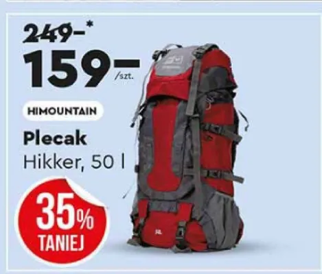 Plecak Hikker, 50 l promocja w Biedronka