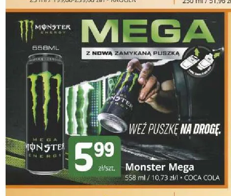 Napój energetyczny Monster Energy Mega promocja w Marketvita
