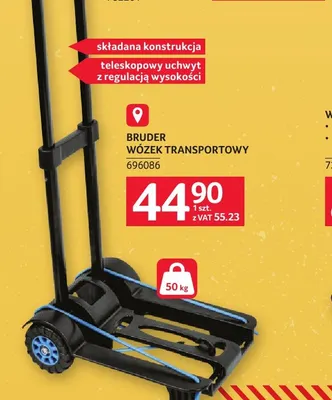 Wózek transportowy Bruder promocja w Selgros